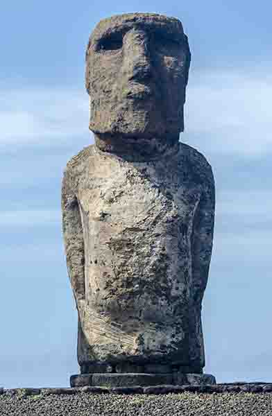 78 - Chile - isla de Rapa Nui o Pascua - Ahu Tongariki